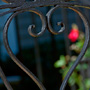 Heart Ironwork and a rose, Charleston SC